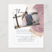 Papier Tons de terre naturels Mariage Abstrait (Devant)