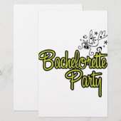 Papier ToonDoveBachelorettePartyYlw (Devant / Derrière)