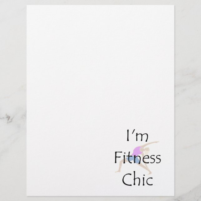 Papier TOP Fitness Chic (Devant)