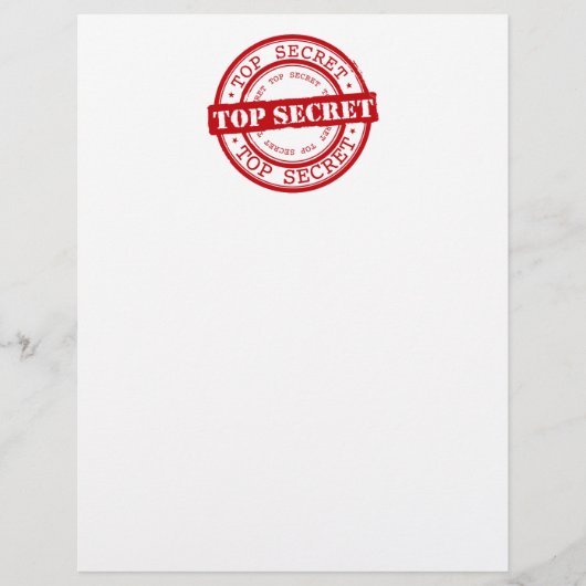 Papier Top Secret (Devant)