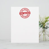 Papier Top Secret (Debout devant)