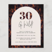 Papier Tortoiseshell Arch Wild 30 Anniversaire Budget Inv (Devant)