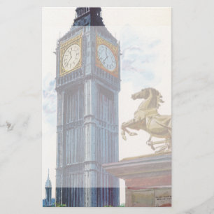 Papier Tour de l'horloge Big Ben au Palais de Westminster