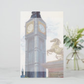 Papier Tour de l'horloge Big Ben au Palais de Westminster (Debout devant)