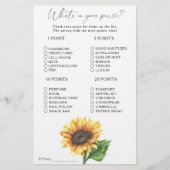 Papier Tournesol d'aquarelle Ce qui est dans votre jeu de (Devant)