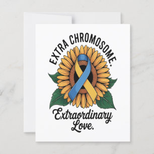 Papier Tournesol de sensibilisation au syndrome de Down