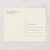 Papier Tournesol Eucalyptus Mariage Invitation florale (Dos)