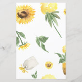 Papier Tournesol Thème Let's Mingle Shower Jeu (Dos)