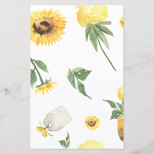 Papier Tournesol Thème Let's Mingle Shower Jeu (Dos)