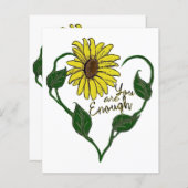 Papier Tournesol Vous en avez assez (Devant / Derrière)