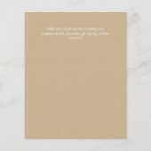 Papier Tournesols Rustiques Eucalyptus Greenery Mariage I (Dos)