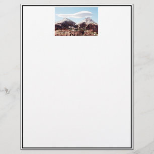Papier Tours de la Vierge au parc national de Zion