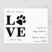 Papier Tout Ce Dont Vous Avez Besoin Est Love Chien Enreg (Devant)