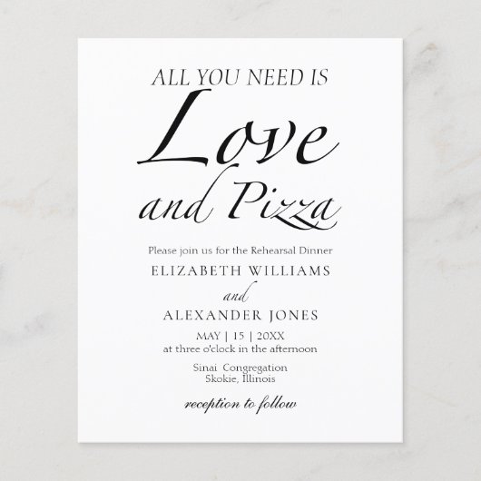 Papier Tout ce dont vous avez besoin est Love Script Rehe (Devant)