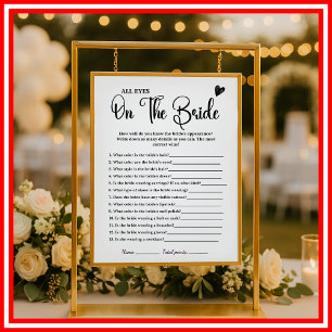 Papier Toute l'attention sur le jeu de baby shower pour l