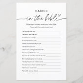 Papier TOUTE LÉGITIMITÉ Dans Le Jeu Du Baby shower De La  (Devant)