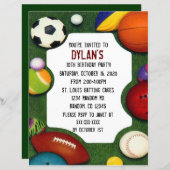 Papier Toutes les invitations à la fête d'anniversaire du (Devant / Derrière)