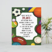 Papier Toutes les invitations à la fête d'anniversaire du (Debout devant)