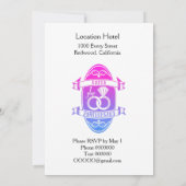 Papier traditioneel 1e Eerste trouwdag Kaart (Achterkant)