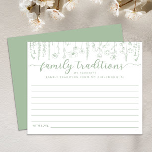 Papier Traditions de famille de fleurs sauvages Jeu de Ba