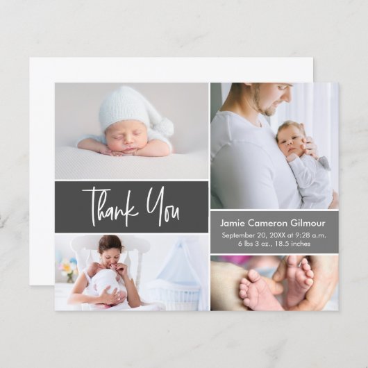 Papier Traitement Gris Mod Script multiple Photos (Devant / Derrière)