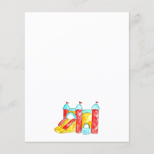 Papier Trampoline de jeu pour enfants Budget Bounce Jump  (Dos)