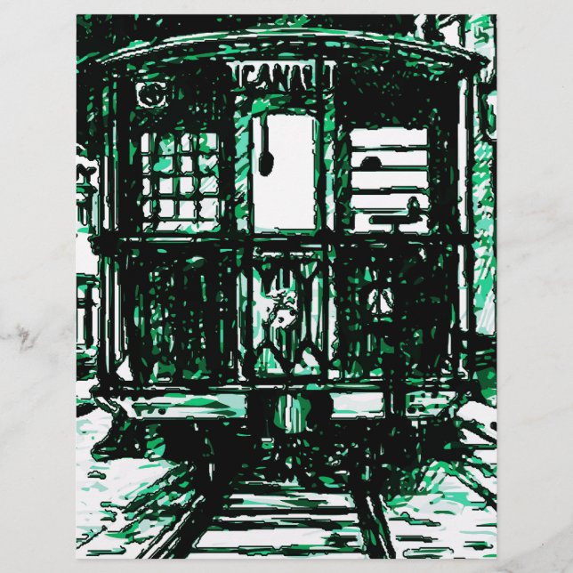 Papier Tramway De La Nouvelle-Orléans (Devant)