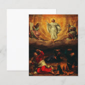 Papier Transfiguration de Jésus-Christ (Devant / Derrière)