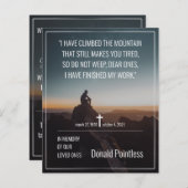 Papier Travaux d'une vie (Devant / Derrière)