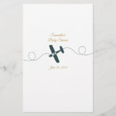 Papier Travel Baby Trivia Baby shower Jeu (Dos)