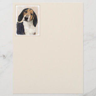 Papier Treeing Walker Coonhound Peinture - Art original