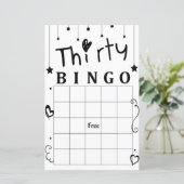 Papier Trente parties de bingo (Debout devant)