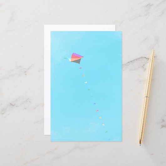 Papier Triangles dans le ciel (Devant/Arrière en situation)