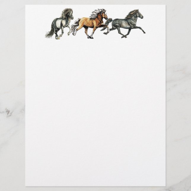 Papier Trio d'islandais (Devant)