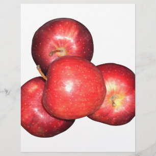 Papier Trois Pommes Rouges : Un Trio Vibrant
