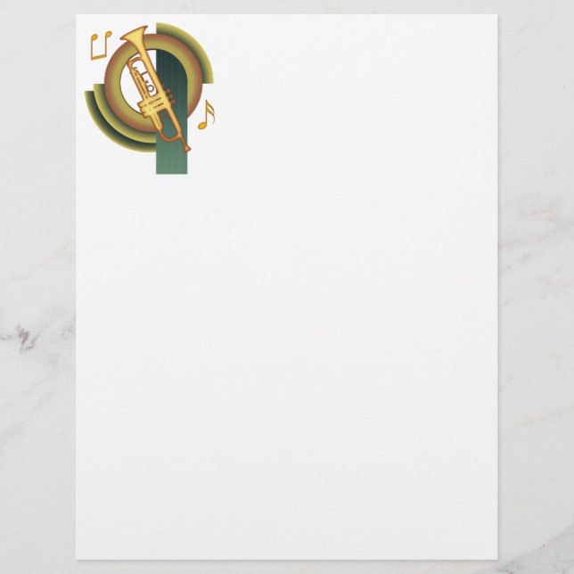 Papier Trompette Déco (Devant)