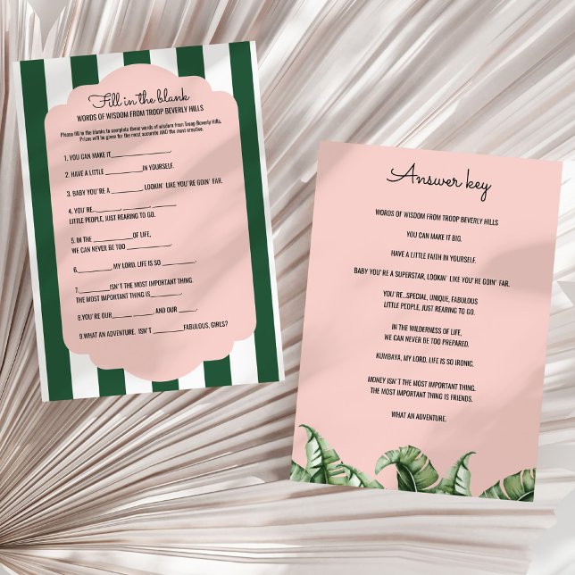 Papier Troop Beverly Hills Citations De Film Jeu De Douch (Créateur téléchargé)