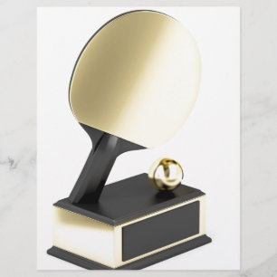 Papier Trophée de tennis de table