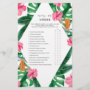 Papier Tropical - Plus ou sous la douche nuptiale