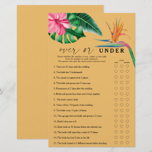Papier Tropical - Plus ou sous la douche nuptiale