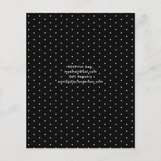 Papier Tropical Sweet 16 Noir Ado Anniversaire Noir Or (Dos)