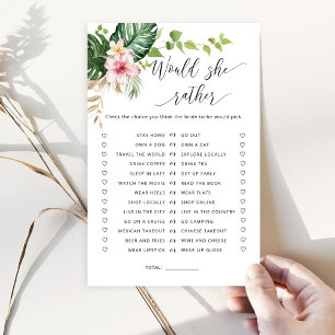 Papier Tropical Voudrait-elle plutôt nuptiale jeu de douc