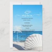 Papier Tropical Wedding Ocean Beach  (Devant)