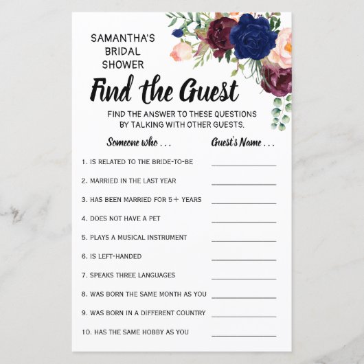 Papier Trouvez le jeu anglais espagnol de la salle d'eau (Devant)