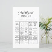 Papier Trouvez le jeu de bingo de douche de nuptiale pour (Debout devant)