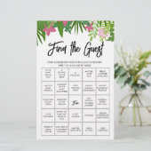 Papier Trouvez le jeu de bingo invité (Debout devant)