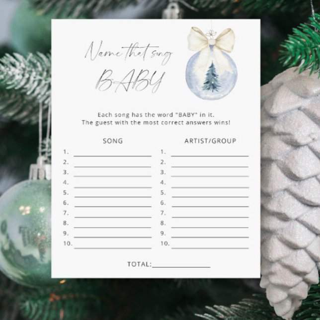 Papier Trouvez le nom de cette chanson bébé - Jeu pour Ba (Créateur téléchargé)