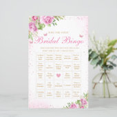 Papier Trouvez l'invité Bingo Shower Bingo Jeu (Debout devant)