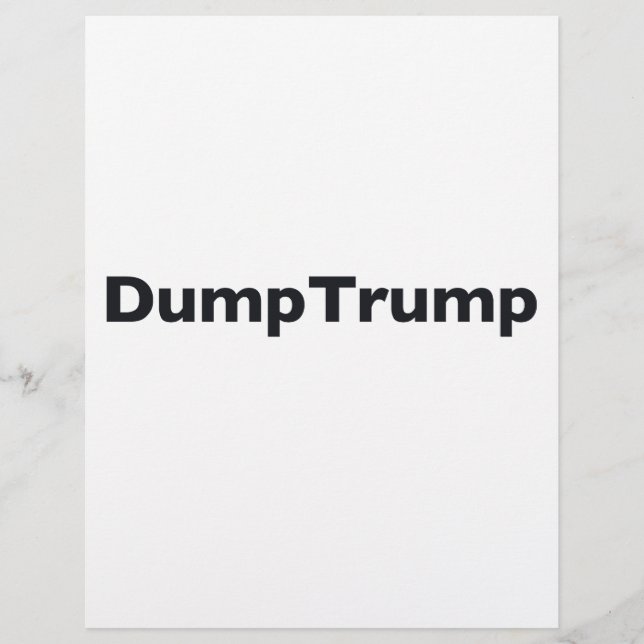 Papier Trump (Devant)