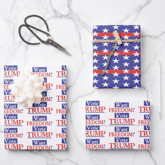 Papier Trump Freedom Wrapper (Recto)